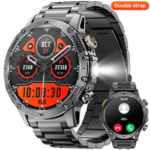 Mingwear 1.7-inch Men's Military Smartwatch, Answer/Call, 100+ Sport Modes with Fitness Tracking