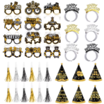 36 Pcs New Years Eve Party Supplies Kit 2026