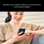 LivUp Smart Ring, Silver, Size 8 - Image 3