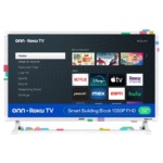 onn 32" 1080P FHD Building Block Smart Roku TV - White (TVBBWTE36014570)