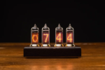 Nixie Tube Clock IN-14 | Vintage Retro Table Clock for Home Decor & Unique Gift Idea